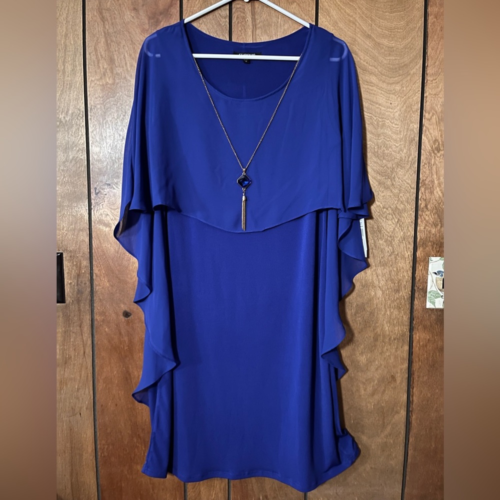 Glamour Women’s Dress with Necklace